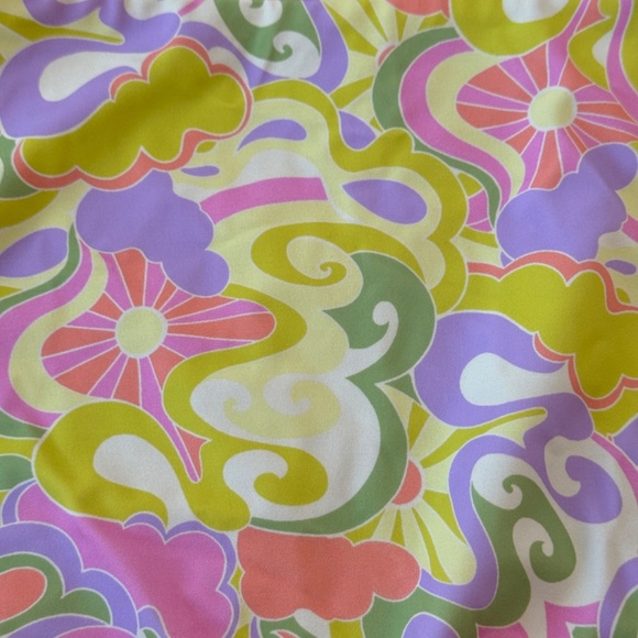 New! SET Beach Riot Leah Crop Felicia Boyshort Psychedelic Sunshine 31123 - Picture 12 of 14